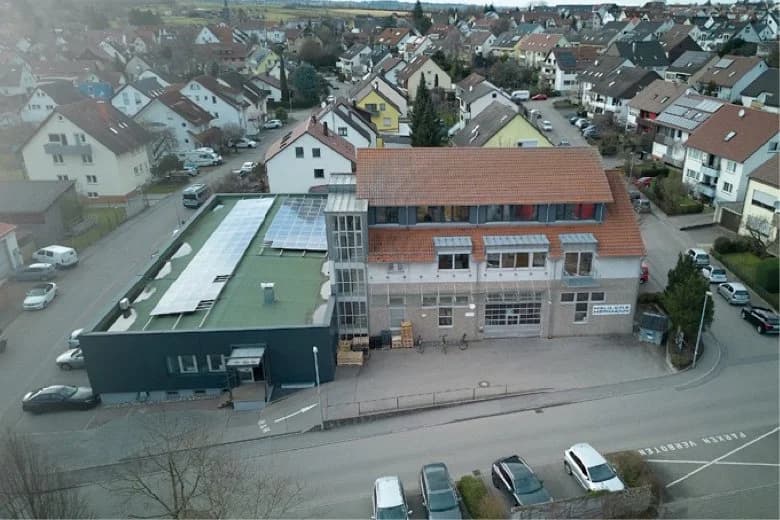 A new production hall is built